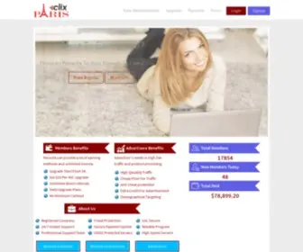 Parisclix.com(Earning Opportunity For People) Screenshot