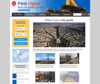 Parisdigest.com(Paris Digest) Screenshot