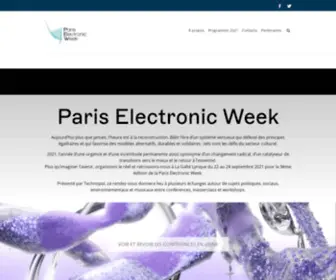 Pariselectronicweek.fr(Paris Electronic Week) Screenshot