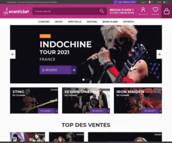 Pariseventicket.com(Billets et places pour tous événements) Screenshot