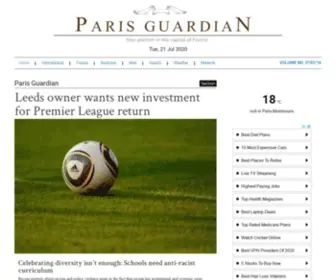 Parisguardian.com(Paris Guardian) Screenshot