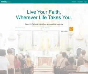 Parishesonline.com(Parishes Online Search Engine) Screenshot