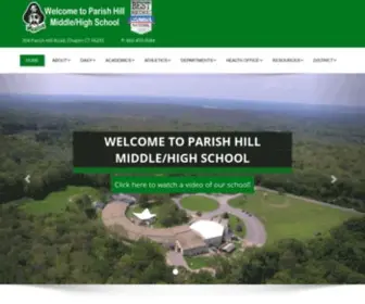 Parishhill.org(Parish Hill High School) Screenshot