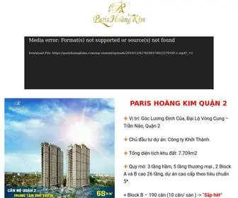 Parishoangkims.com(Paris Ho) Screenshot