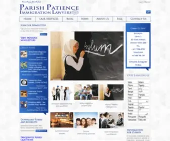 Parishpatience.com.au(Parish Patience Immigration Lawyers) Screenshot