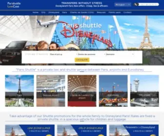 Parishuttle-Lowcost.com(Paris) Screenshot
