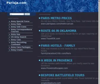 Parisja.com(Circuit touristique paris réservation) Screenshot