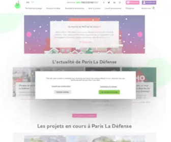 Parisladefense.com(Paris La Défense) Screenshot