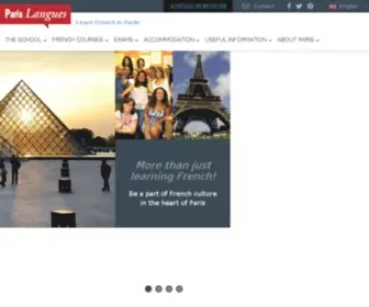 Parislangues.com(Web Server's Default Page) Screenshot
