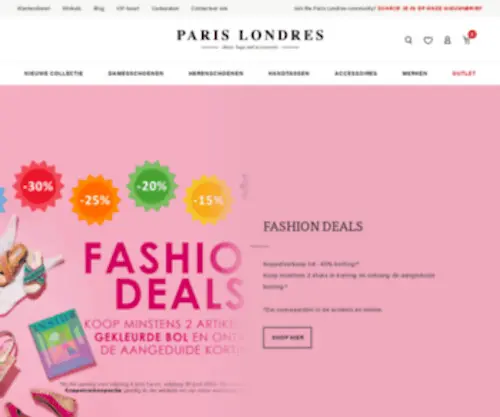 Parislondres.be(Als fashion advisor) Screenshot
