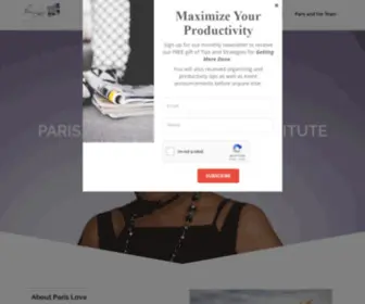 Parisloveproductivityinstitute.com(Paris Love) Screenshot