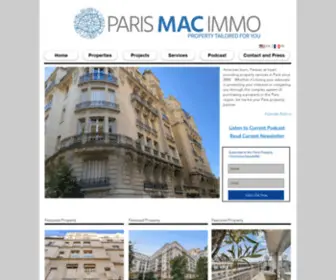 Parismacimmo.com(Paris Mac Immo Services) Screenshot