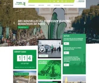 Parismarathon.com(Schneider Electric Marathon de Paris) Screenshot