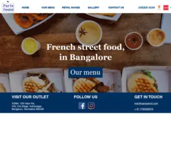 Parispanini.com(Paris Panini) Screenshot