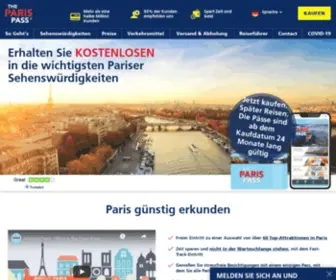 Parispass.de(Paris Pass®) Screenshot