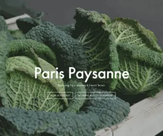 Parispaysanne.com(Paris Paysanne) Screenshot