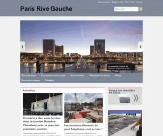 Parisrivegauche.com(Paris Rive Gauche) Screenshot