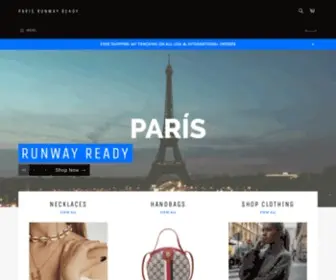 Parisrunwayready.com(Paris Runway Ready) Screenshot