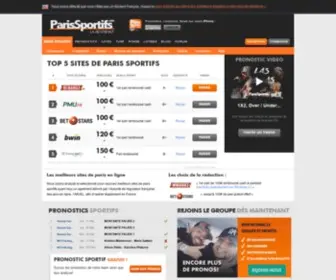 Parissportifs.com Screenshot