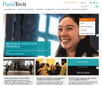 Paristech.fr(Réseau) Screenshot