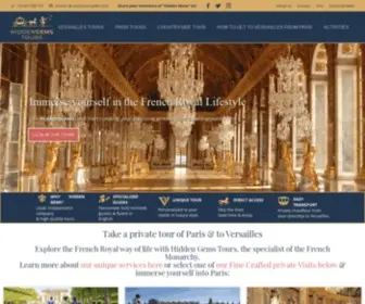 Paristoversailles.com(Guided tours and Travel tips to visit Versailles) Screenshot