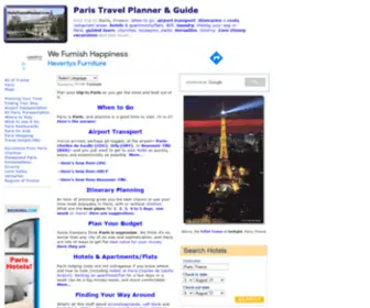 Paristravelplanner.com(Paris Travel Planner & Guide) Screenshot