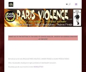 Parisviolence.com(Le Site Officiel) Screenshot