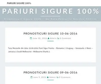 Pariuri-Sigure.net(Pronosticuri sigure 100%) Screenshot