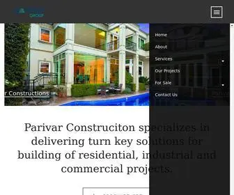 Parivarinfra.com(Parivar Infra) Screenshot
