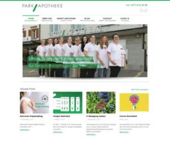 Park-Apotheke.ch(Park-Apotheke AG Kreuzlingen) Screenshot