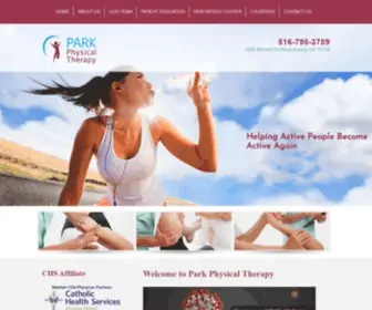 Park-PT.com(Total Physical Therapy and Athletic Training) Screenshot