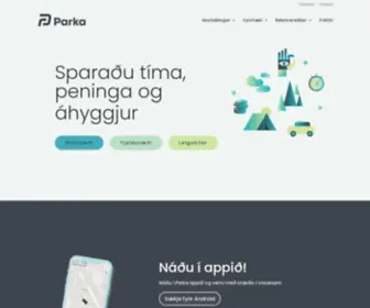 Parka.is(Forsíða) Screenshot