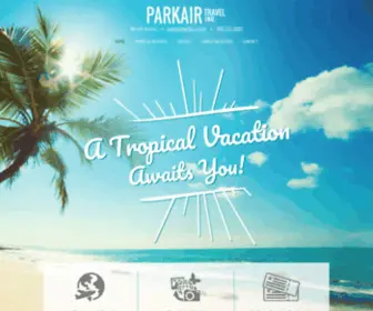 Parkairtravelinc.com(Vacation Planning) Screenshot