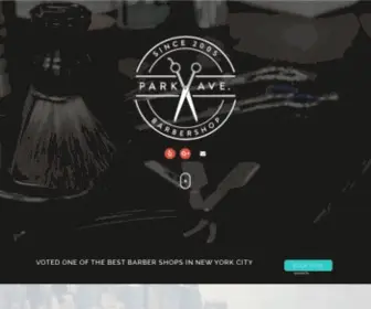 Parkavebarbershop.com(Park Avenue Barber Shop) Screenshot