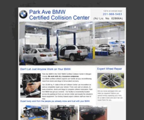 Parkavebmwautobody.com(Auto Repair Center) Screenshot