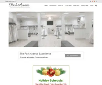 Parkavebridals.com(Parkavebridals) Screenshot