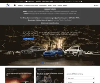 Parkavemotors.com(Park Ave BMW) Screenshot