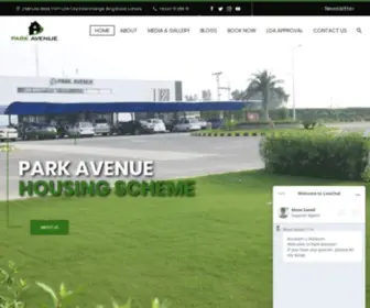 Parkavenue.com.pk(Park Avenue Housing Scheme) Screenshot