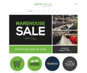 Parkavenuecoatcompany.com(Park Avenue Coat Company) Screenshot