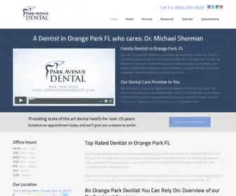 Parkavenuedentalfl.com(Best Family Dentist In Orange Park FL) Screenshot