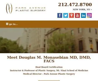 Parkavenueplasticsurgery.com Screenshot