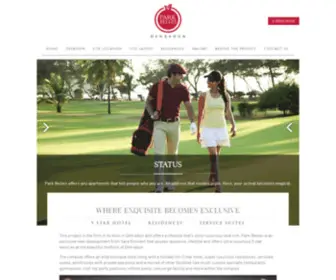 Parkbelles.com(Luxury apartments in Dehradun offered by Sara Eminent group at Park Belles are Dehradun's most luxurious flats with five star hotel amenities) Screenshot