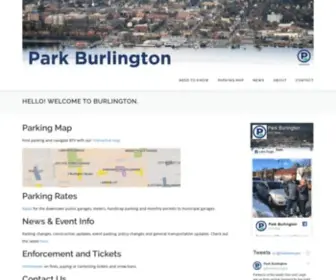 Parkburlington.com(Park Burlington) Screenshot
