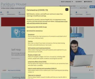 Parkburyhouse.nhs.uk(Parkbury House Surgery) Screenshot