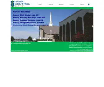 Parkcentralbaptist.org(PARK CENTRAL BAPTIST CHURCH) Screenshot