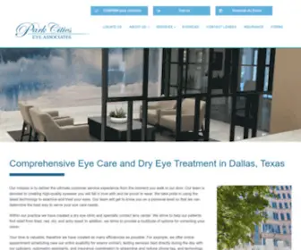 Parkcitieseye.com(Park Cities Eye Associates) Screenshot