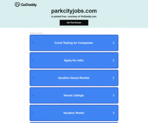 Parkcityjobs.com(Parkcityjobs) Screenshot