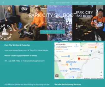 Parkcityskiboot.com(Park City Ski Boot) Screenshot