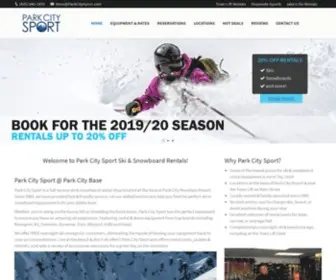 Parkcitysport.com(Park City Sport) Screenshot