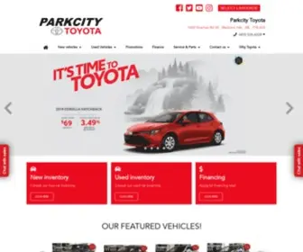 Parkcitytoyota.ca Screenshot